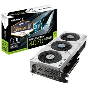 GIGABYTE 지포스 RTX 4070 Ti SUPER EAGLE OC ICE D6X 16GB 피씨디렉트