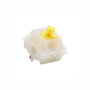 용품 Gateon milky po 스위치 yellow ed Linea Lubed Switch SMD RGB mx stem switch fo 기계식 키보 5pin, 한개옵션2, [01] Milky yellow po, 01 10PCS, 10개