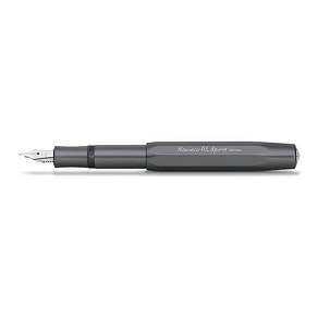 Kaweco AL SPORT 만년필 스톤워시드 블루 I 잉크 카트리지용 프리미엄 만년필 I 독점 만년필 13cm I 펜촉: B (브로드), 스톤워싱 블루