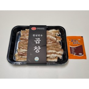 [횡성제일한우] 초벌 한우곱창(소스포함), 200g, 2개