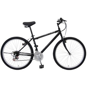 [삼천리자전거] 빅마운틴 21단 26인치 생활용 MTB 자전거 155cm~, 블랙, 완전조립, 1개, 170cm