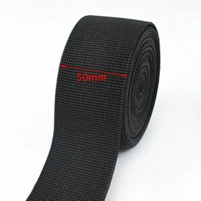 재봉용 탄성 밴드 50mm 고무 소파 의자 스트레치 웨빙 테이프 스트랩 장식 리본 DIY 액세서리 1-10m, [01] 50mm, 1개