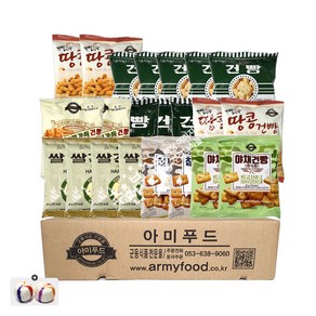 아미푸드 종합건빵(23봉지) x 1박스+자색옥춘사탕 20g 세트, 65g