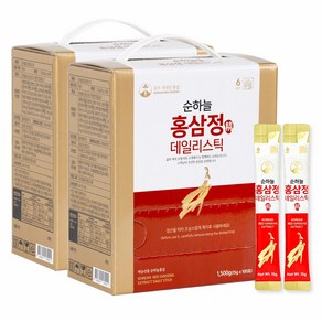 6년근 순하늘홍삼정 데일리스틱 15g 100포 2박스, 3kg, 2개