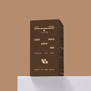 리베브 고함량 판토비오틴 맥스 5000, 1박스, 60정