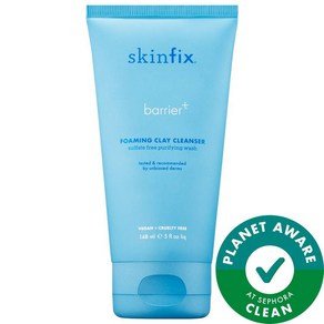 Skinfix 스킨픽스 배리어+ 발포 클레이 클렌저, 5 oz/ 148 mL, 1개, 148ml