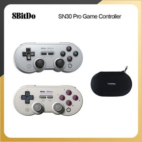 8BitDo-SN30 프로 게임 컨트롤러 닌텐도 스위치 용 무선 블루투스 게임 패드 안드로이드 mac os 스팀 윈도우 PC 조이스틱, 1개, 1.only the Bag