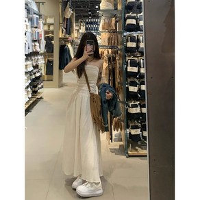 셀프웨딩드레스 스냅사진 브라이덜샤워 이브닝 2부 피로연원피스 DRESS 튜브탑 화이트