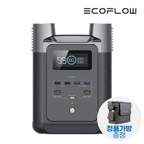 (가방증정) 에코플로우 정품 델타2 파워뱅크 낚시 차박 LFP 인산철배터리 1024w/350000mAh 대용량 캠핑 차박 낚시 보조배터리 노지차박 보조배터리 배터리 충전