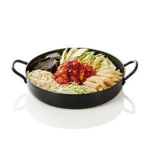 업소용 경질 캠핑 볶음 철판 전판 닭갈비팬-깊은형