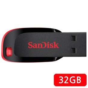 샌디스크*크루저 블레이드 USB 메모리 CZ50 32G, 32GB