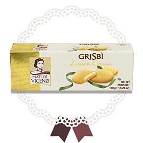 Gisbi Lemon Ceam Cookies 그리스비 레몬크림 쿠키, 1개, 199.58g