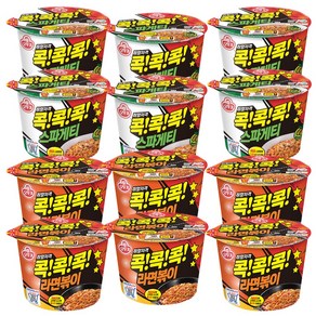 오뚜기 스파게티 큰컵 120g x 6p + 라면볶이 큰컵 120g x 6p