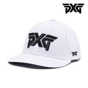 PXG 경량 스트럭쳐드 로우 크라운 스냅백 골프 캡모자 화이트