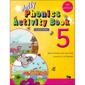 Jolly Phonics Activity Book 5 (in pint lettes), Jolly Leaning