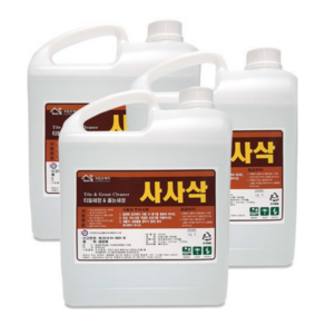 크린오케이 사사삭 4L / 줄눈세정 타일세척제 백시멘트 백화현상 제거, 1개