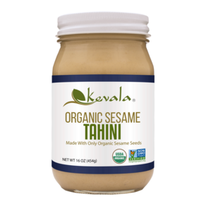 케발라 오가닉 세서미 타히니 tahini 후무스 hummus 유기농 참깨 드레싱 양배추 다이어트 샐러드 소스, 1개, 454g
