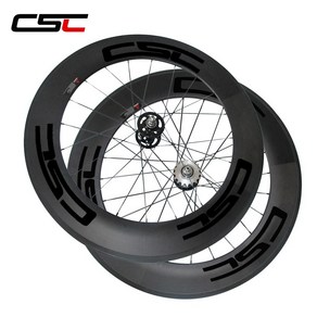 88림 자전거 휠셋 Csc 깊이 88mm 너비 23mm 클린 탄소 트랙 바퀴 고정 기어 플립 플롭 단일 속도 wheelset sapim