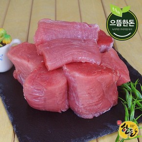 [으뜸한돈] 국내산 한돈 냉장 안심살 500g+500g (돼지고기) 총1kg, 2개, 500g