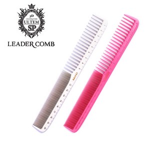 LEADER COMB 리더 121 올템 가이드(눈금) 커트빗 208mm, 1, 리더 No121 화이트, 1개