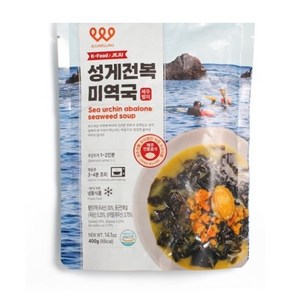 제주웰링 성게전복 미역국, 5개, 400g