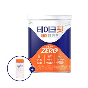 테이크핏 케어 당제로 프로틴 발효유청단백질 304g 1캔+보틀+스푼 8일분, 1개