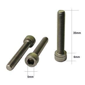 [SUS] M6-35mm 스템탑캡용 / 안장용 볼트 1개