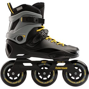 롤러블레이드 RB 110 인라인 스케이트 3WD, Black/saffon Yellow, 13, 1개