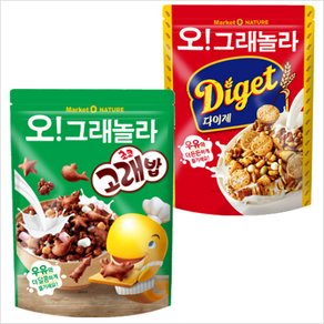 오리온 오그래놀라 초코고래밥250g+다이제250g, 250g