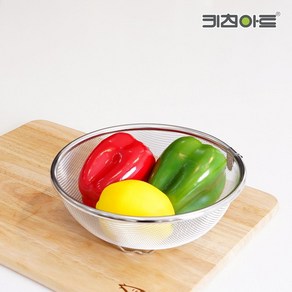 키친아트 스텐 원형바구니 일반 소, 1개