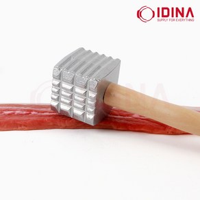 프로핏 나무손잡이 고기망치 요리망치 돈까스다지기, 1개