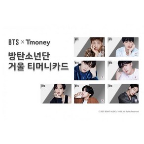 2021 방탄소년단 BTS 거울 미러 티머니 교통카드 (한정판)