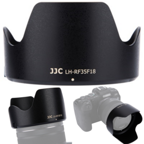 [JJC] 캐논 RF 35 1.8 매크로 MACRO IS STM 렌즈 카메라 후드 꽃무늬형 LH-RF3518