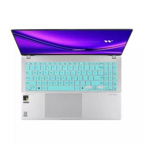 키보드덮개 Asus Vivobook Po 15 2024 S5506 S5507Q 용 15.6 인치 노트북 TPU 실리콘 키보드 커버 보호대 스킨, 02 Gadualpink, 1개