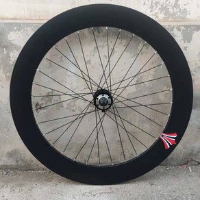 90림 픽시 휠셋 한쌍 블랙 전후면 삼발이 700C 뒷면 픽시휠셋 트랙 사이클 451, 70mm 뒷바퀴, 1개