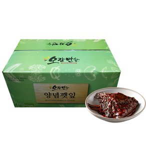 [오감만찬] 양념깻잎 대용량, 20kg, 1개