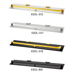(기타) 욕실 일자 선반(강화유리) 화이트골드 화이트크롬 블랙골드 블랙블랙 600x120mm, ESOL-601(블랙블랙), 1개
