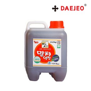 기장특산물 2년이상 숙성 맛심더 멸치액젓4.3L (5kg), 4L, 1개