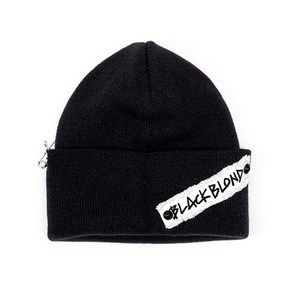 블랙블론드 BBD Side Patch Long Beanie (Black)