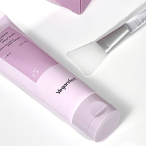 [화잘먹광채] 비건이펙트 BEGANIFECT ++랩핑 속광팩 피부보습 탄력 붓기 저분자 콜라겐팩 + 브러쉬 증정, 1개