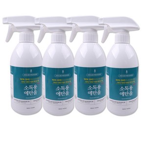 해호 삼현제약 소독용 에탄올 스프레이 500ml 4개