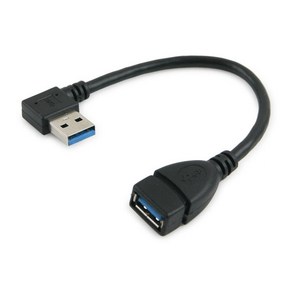 (COMS) USB 3.0 연장젠더(M/F)/NA768/좌향 90도꺽임