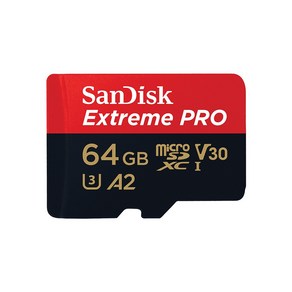 SanDisk 익스트림 프로 마이크로SD 64GB + SD어댑터