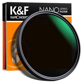 케이앤에프컨셉 NANO X Fader X자없는 가변필터 52mm