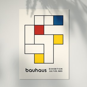 미드센츄리 바우하우스 디터람스 모던 추상 인테리어 포스터 액자 87종 06 - Bauhaus, 01. A4  (고중량 매트지) - 포스터만