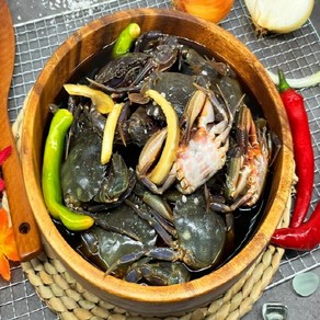 국내산 돌게 1kg(15미 내외) 간장 1.5kg (암수랜덤) 밥도둑 1티어!! 당일작업 신선배송, 1개