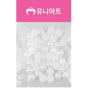 이레쇼핑 유니아트 1000 반쪽 진주 원 흰색 10mm 만들기놀이