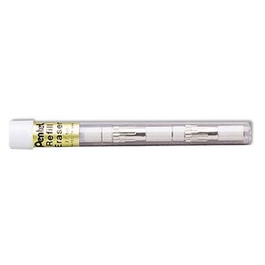 Pentel Ease Refill fo Pentel Pencils 4/tube White (PENZ21) 펜텔 연필용 펜텔 지우개 리필 4개/튜브 화이트(PENZ21), 1개, 하얀색