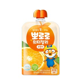 팔도 뽀로로 워터젤리 120mlx20개/오렌지 포도 복숭아 아기음료 유아음료, 120ml, 20개