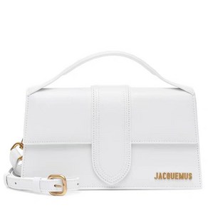 JACQUEMUS 자케무스 가방 숄더 핑크 바게트 겨드랑이 24cm 흰색 M